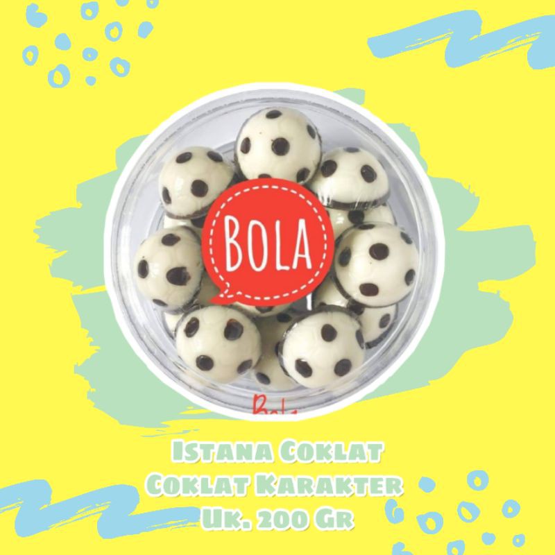 

Istanacoklat, Coklat Praline Karakter Bola 200 Gr, Coklat Karakter Murah, Free Ongkir