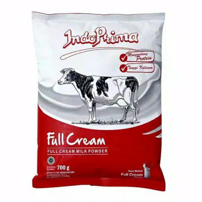 

INDOPRIMA 700GR FULLCREAM /COKLAT & SKIM penggemuk ampuh 100% gemuk