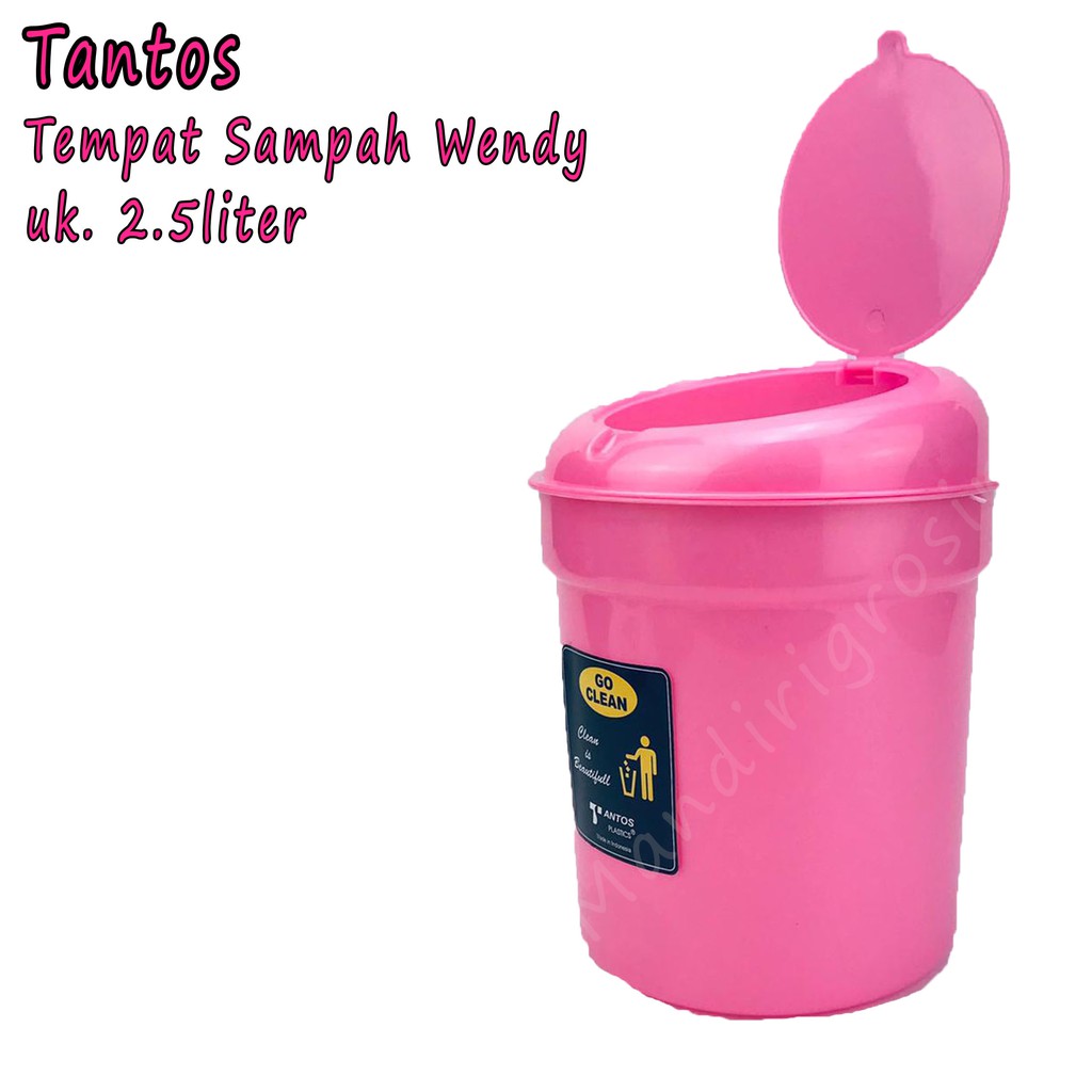 Tempat Sampah * Wendy * Tantos * (5037) * 2.5liter * (5017) * 1 liter