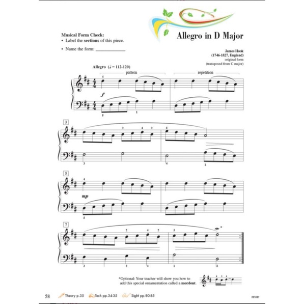 Piano adventure lesson book 3A Piano Adventures Lesson 3a