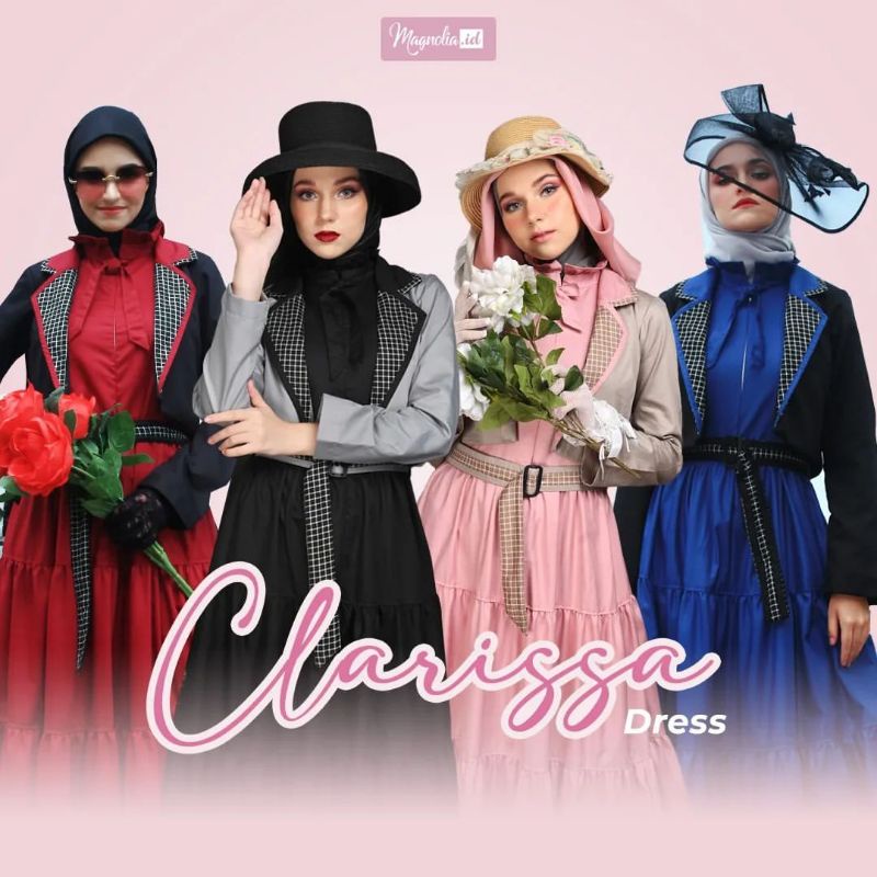 (NEW) GAMIS CLARISSA DRESS by MAGNOLIA.ID