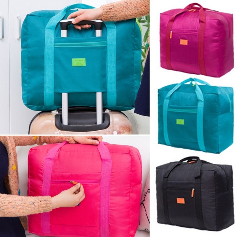 HARGA PROMO!! Foldable Travel Bag/Handbag Clothes Storage Organizer/Feelings Bags