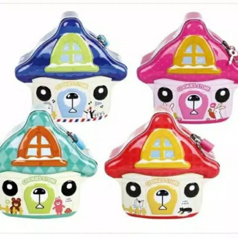 Celengan Gembok Kaleng Karakter/Saving Box