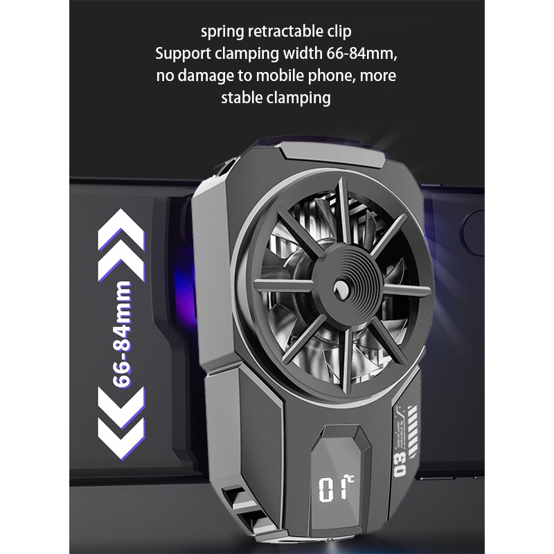 Radiator Mobile Phone/Radiator Semiconductor Fast Cooling/Pendingin Handphone Fan Holder/Mobile