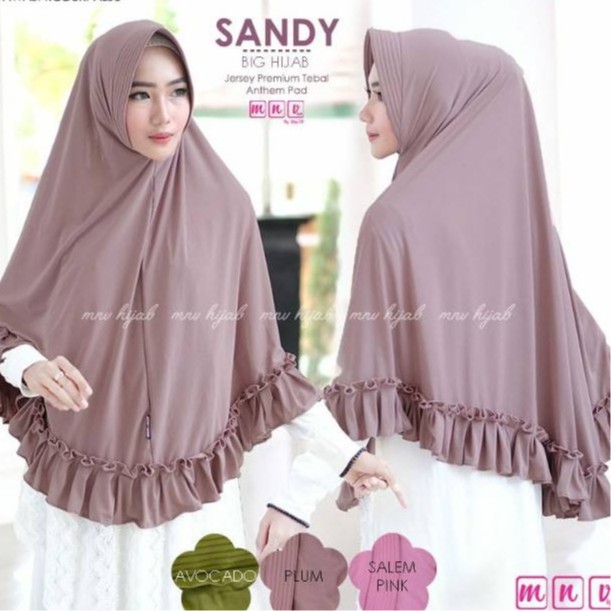 HIJAB INSTANT JUMBO SANDY ISABELLA ORI FALS