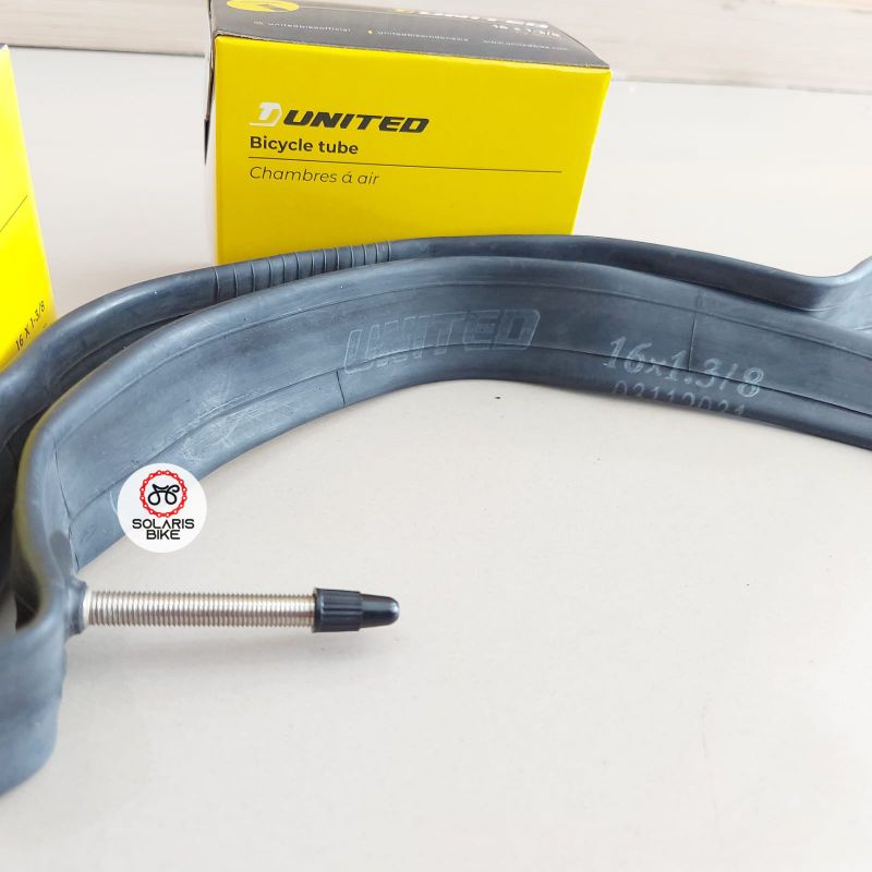 Ban Dalam Sepeda 16 x 1 3/8 United FV Presta Valve 50mm