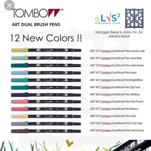 

Tombow abt warna baru