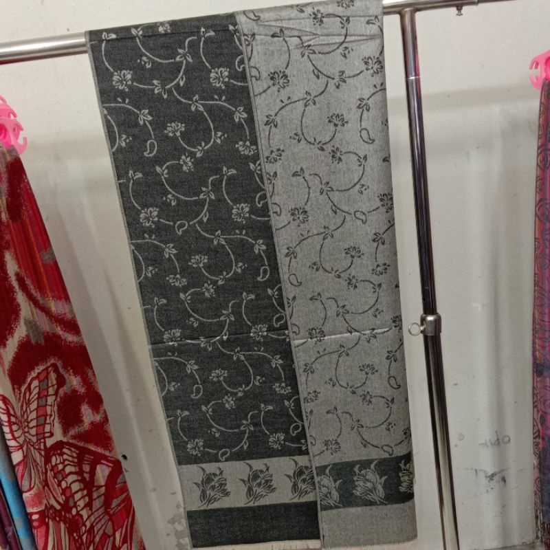 SYAL MOTIP BUNGA RANTAI | SCARF | PASHMINA | SELENDANG | SYAL