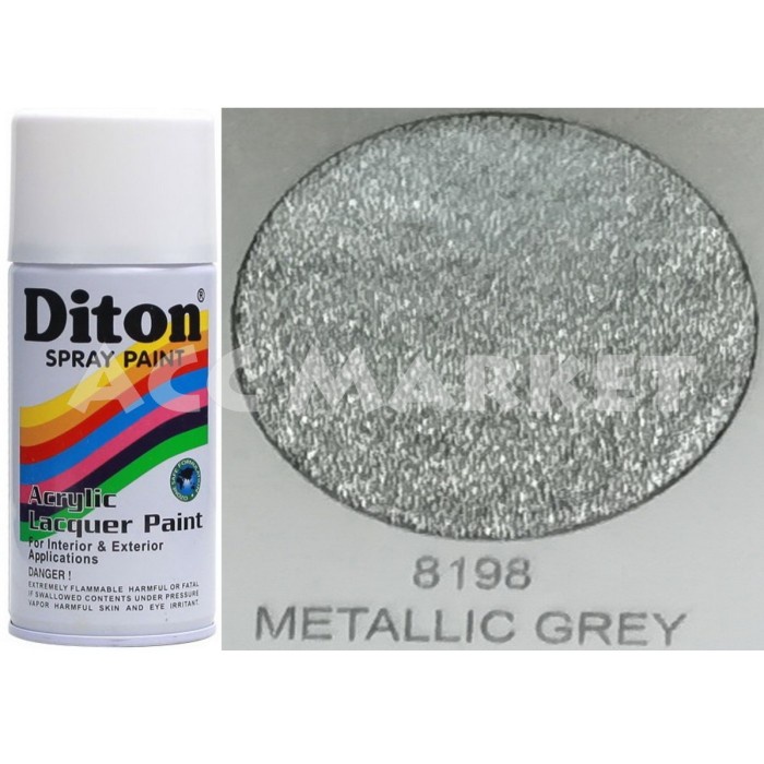 Pilox Diton 300cc Pilok Pylox Abu Metalik Grey 8198