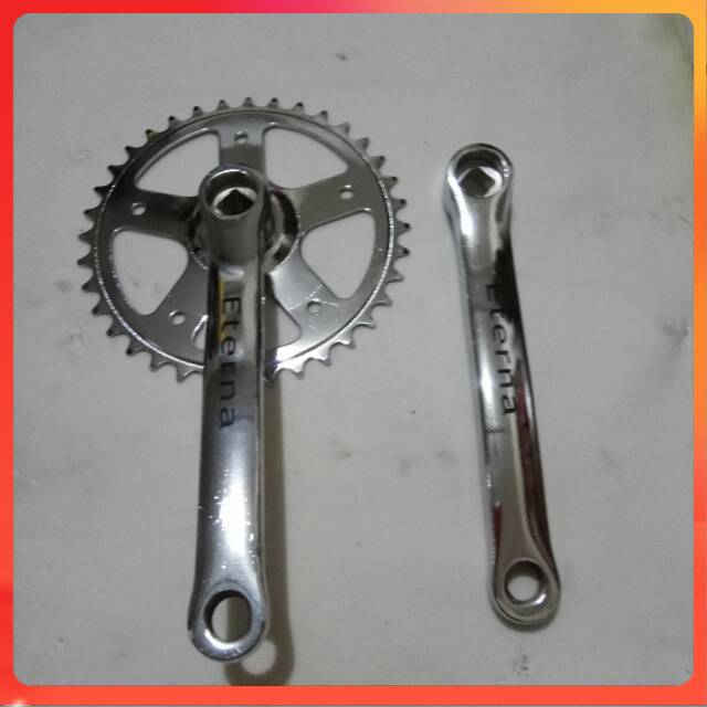 Promo Crank single speed Gir depan sepeda 36T ETERNA kotak Murah