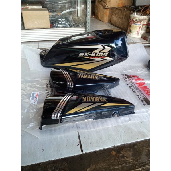 tangki rx king hijau botol dan cover aki rx king