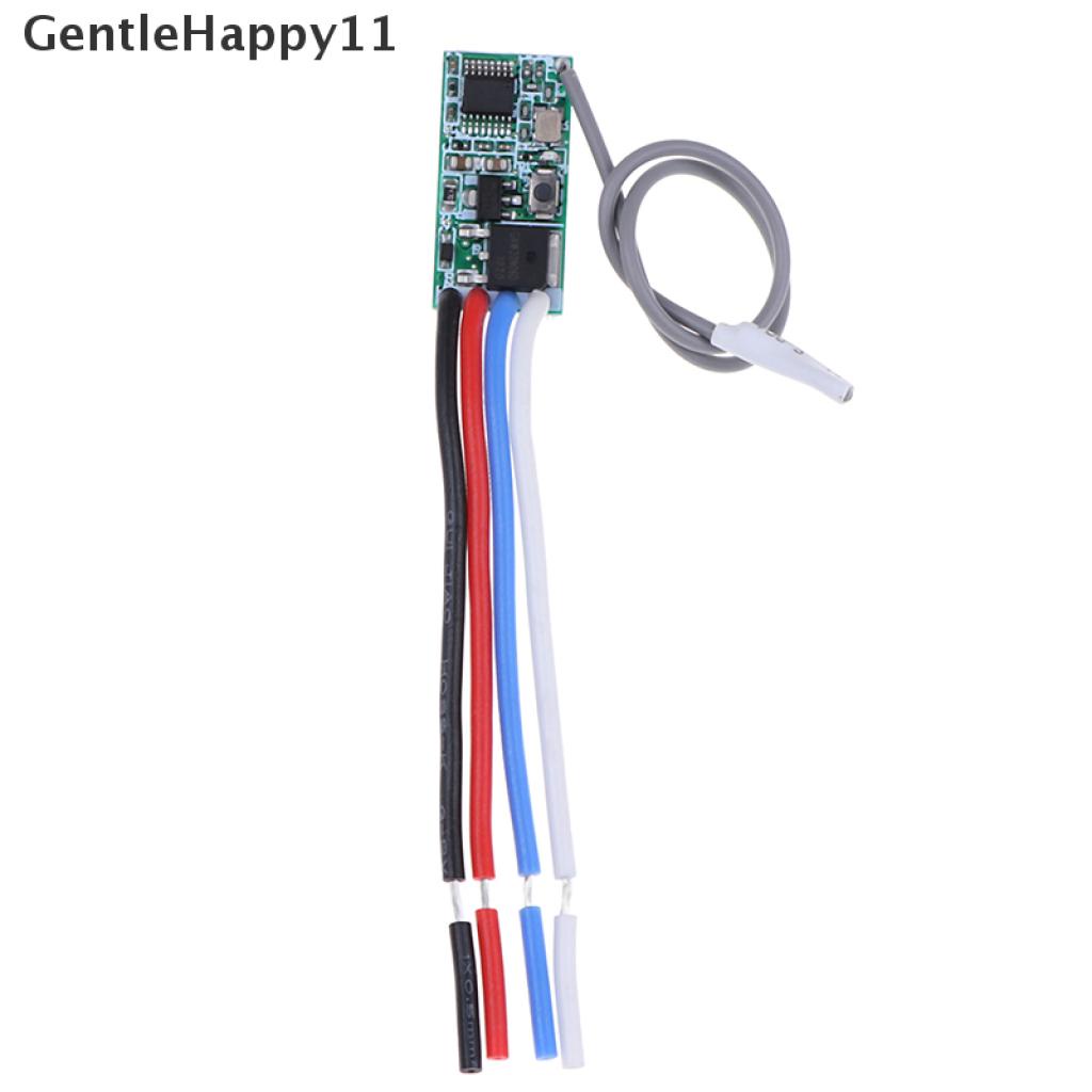 Gentlehappy Modul relay receiver RF 1CH 433Mhz Untuk remote control wireless