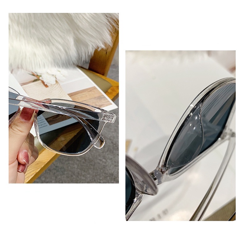 Kacamata Hitam Pelindung UV400 Gaya Korea Untuk Pria Dan Wanita