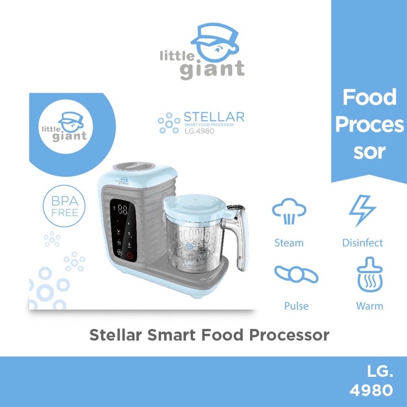 Little Giant Stellar Smart Food Processor - Pengolah Makanan Bayi LG.4980