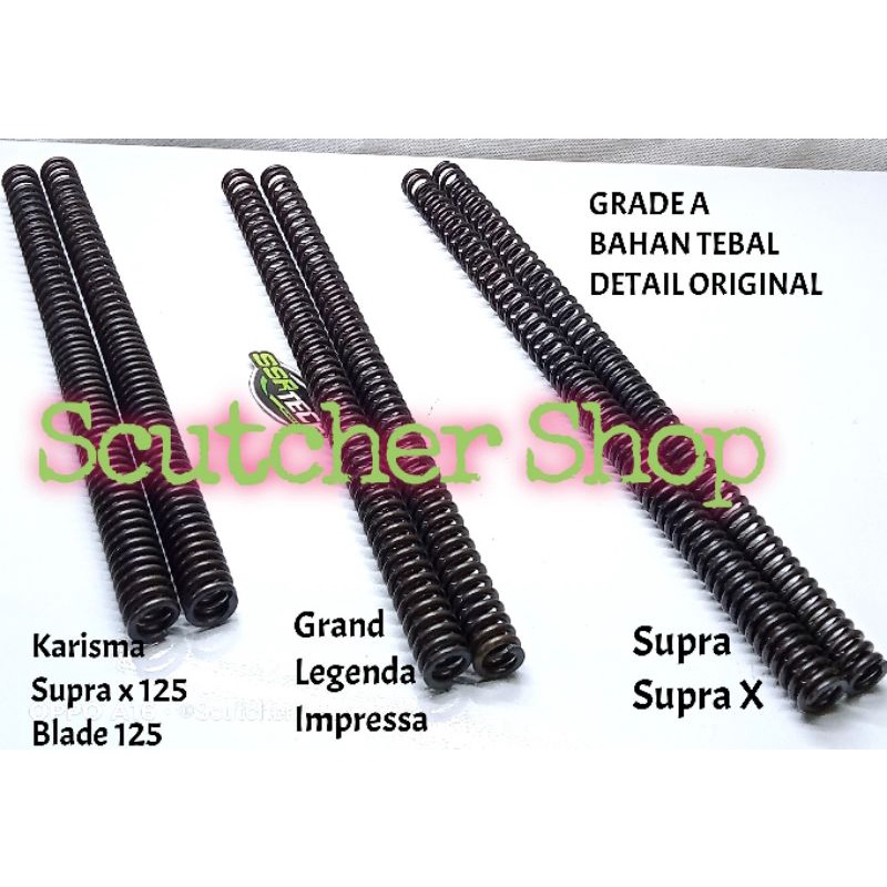 PER SHOCK SHOK SHOCKBREAKER DEPAN HONDA ASTREA GRAND LEGENDA SUPRA KARISMA BLADE 125 GRADE A