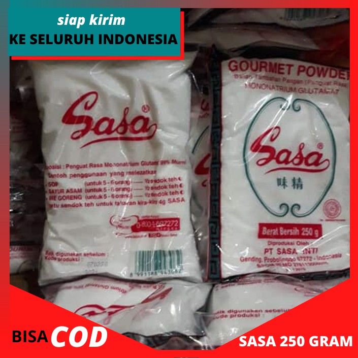 

SASA 250 GRAM - BUMBU PENYEDAP RASA SETIAP MASAKAN