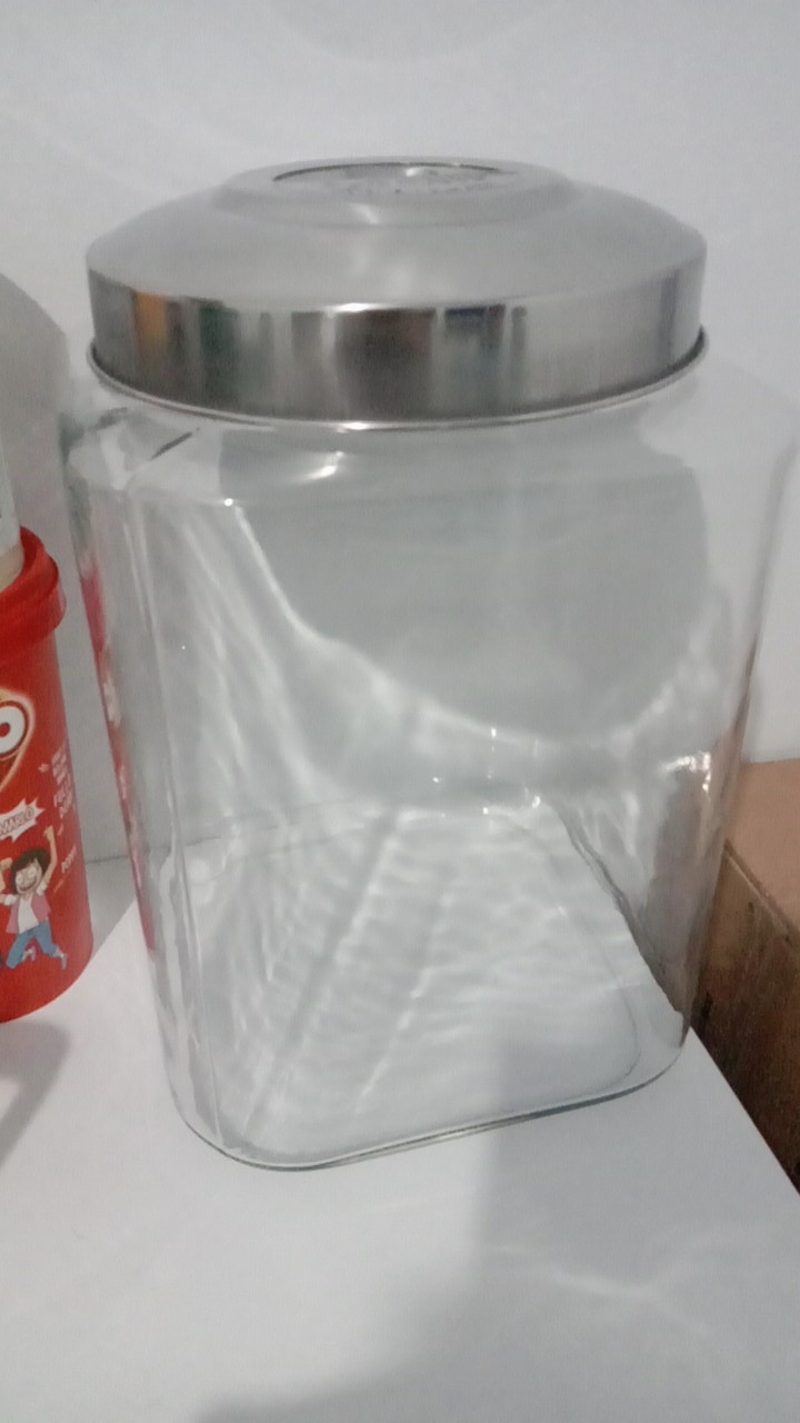 Dlx-toples Kaca / Toples Asinan Segi ( Tp.kafe A Seal )