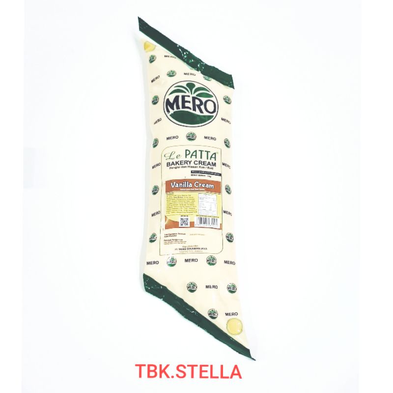 

MERO LE PATTA FILLING VANILLA VANILA CREAM 1 KG