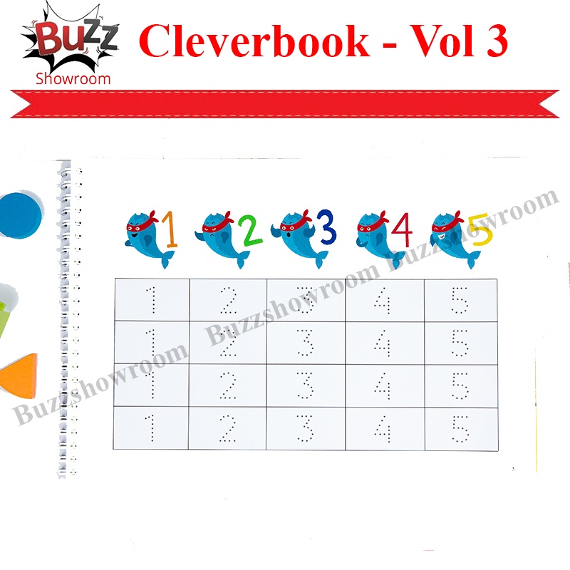 Buku Edukasi Anak Bayi Cleverbook Vol 3 36-48 bulan Cleverkins Inggris