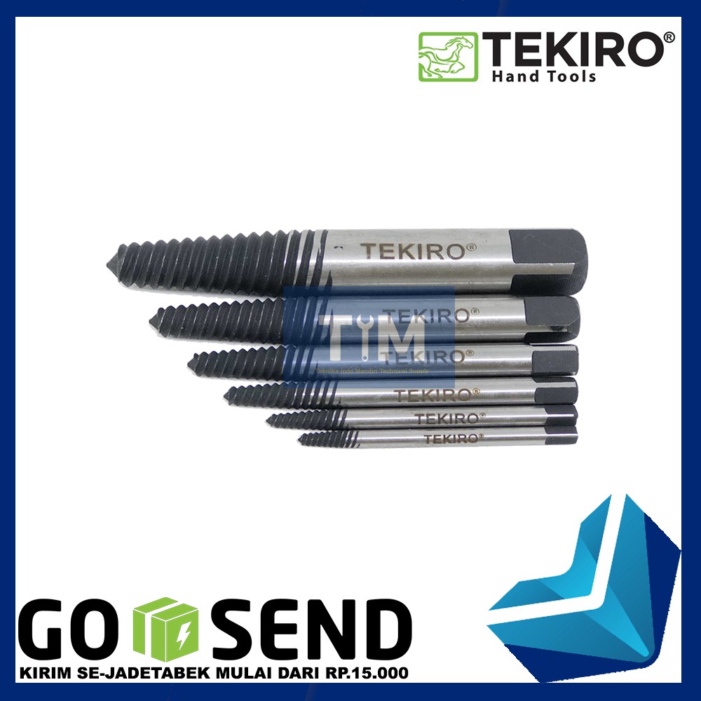 TEKIRO Tap Balik Set 6 PCS / Screwdriver Extractor Set 6 PCS