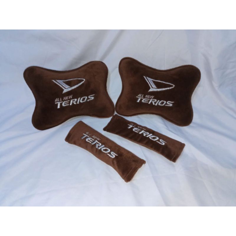 bantal headrest daihatsu all new terios aksesoris interior mobil