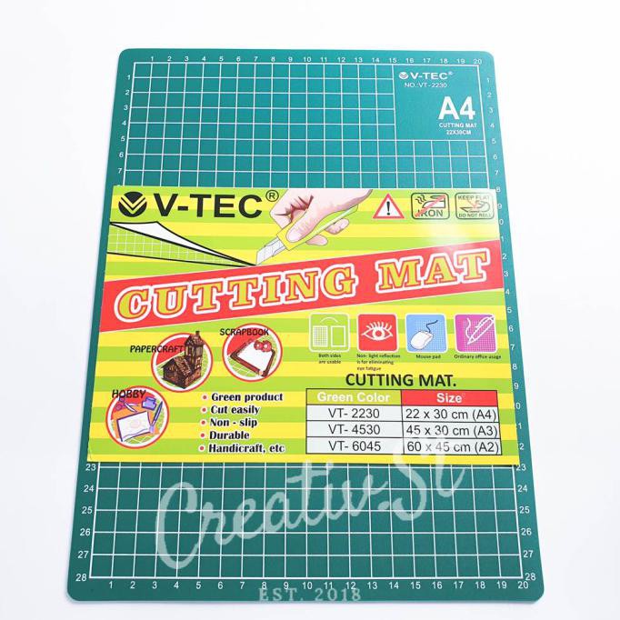 

Ready Stock] Cutting Mat Alas Potong A3 V-Tec