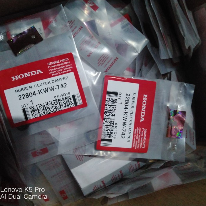 ORIGINAL AHM karet kampas ganda honda blade revo