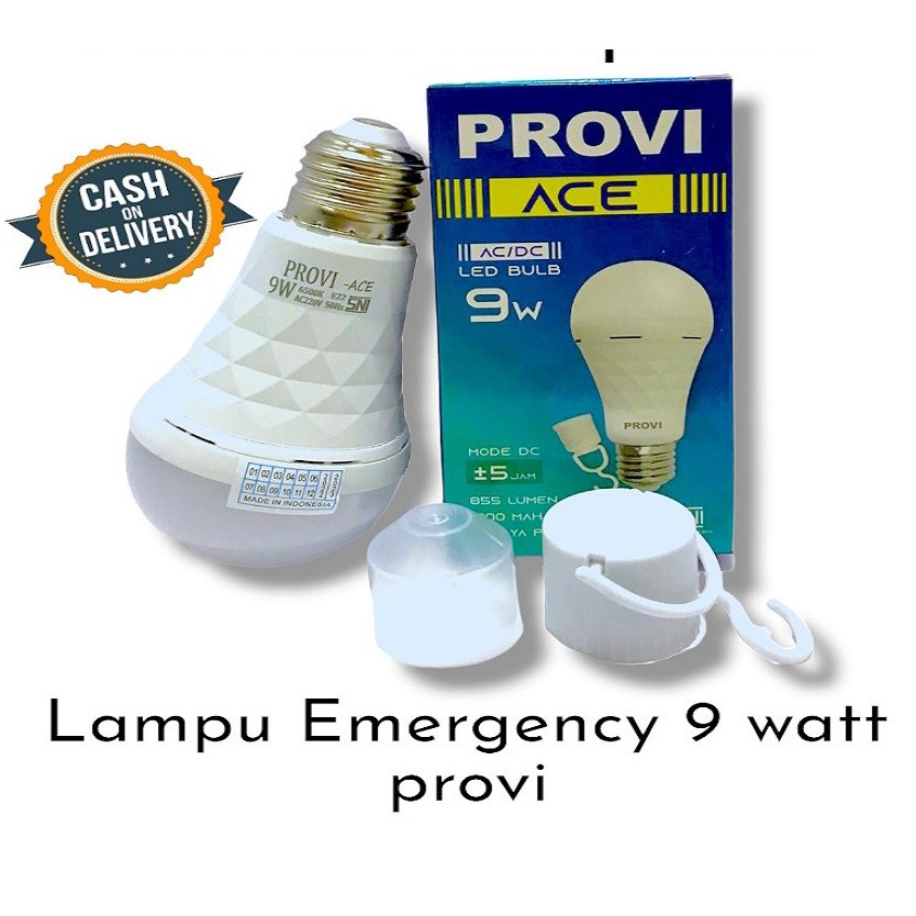 LAMPU LED MAGIC PROVI ACE 9W EMERGENCY MAGIC LED SNI