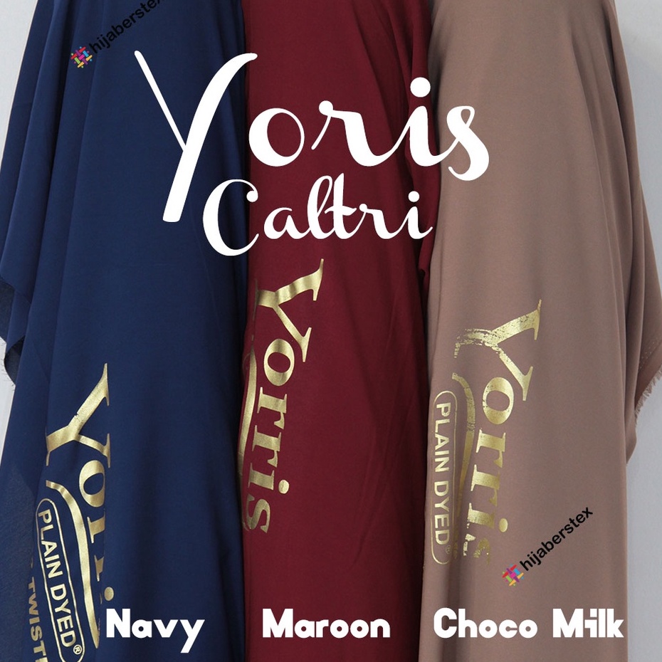 HijabersTex 1/2 Meter Bahan Kain YORIS CALTRI