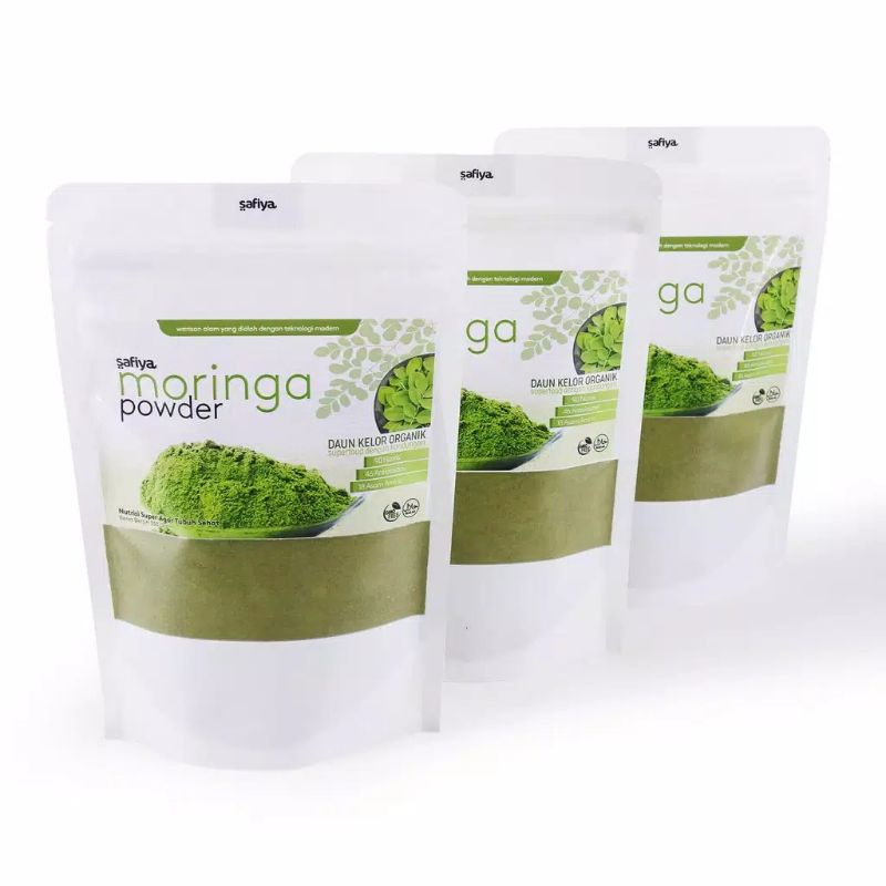 

Serbuk Daun Kelor 250 gr Bubuk Moringa Original SAFIYA HERBAL