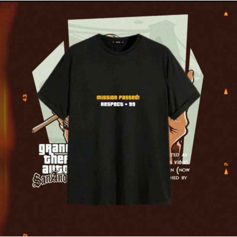 T shirt GTA San Andreas - PS2 | Kaos GTA