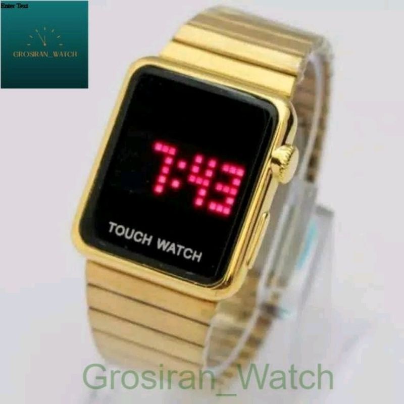 Jam Tangan Unisex Touch Screen Digital Rantai [G_W]