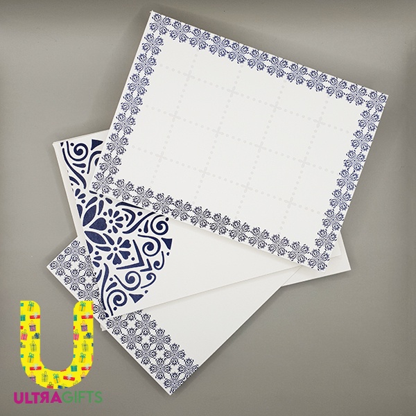 9 set kartu dan amplop ucapan kosong blank card "Batik"