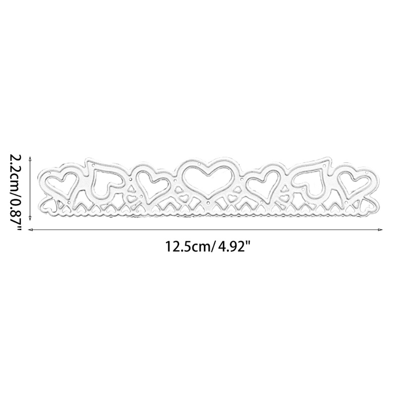 Cetakan Stensil Cutting Dies Motif Hollow Bahan Metal Untuk Scrapbook / Craft Diy / Kartu