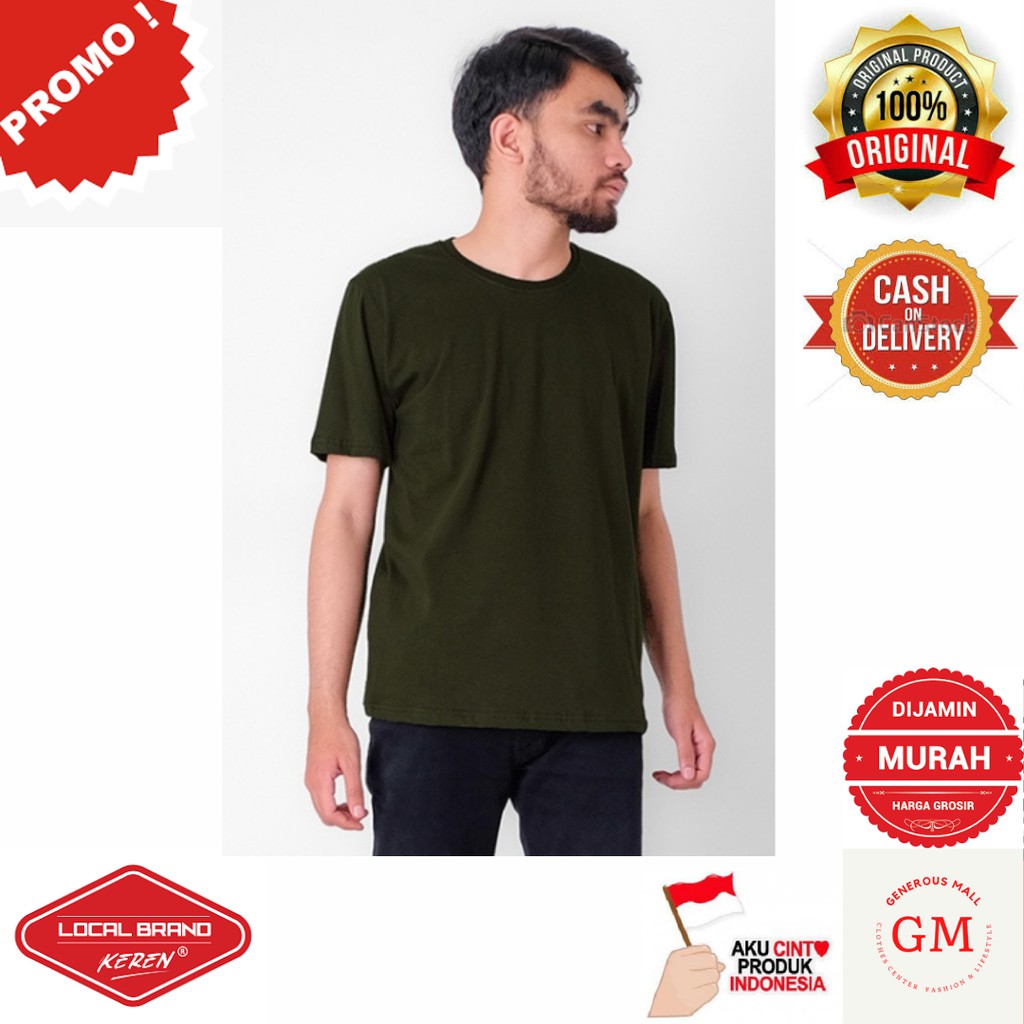Kaos Polos Pria Mavvis VS 159 Brand Lokal Original Murah