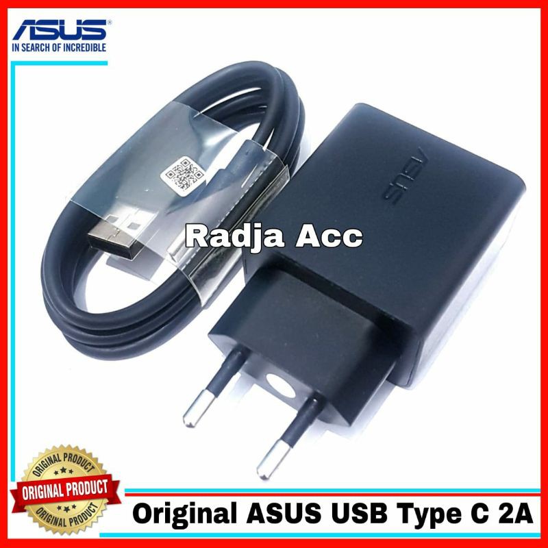 Charger Casan Asus USB C Original 100% Asus Type C 2A 10 Watt