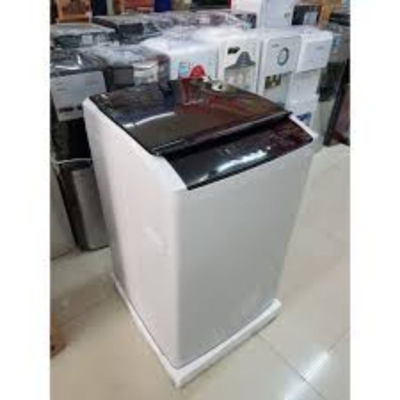 Mesin cuci sharp ES-G876P-GY top loading 7 kg 1 tabung 420 Watt