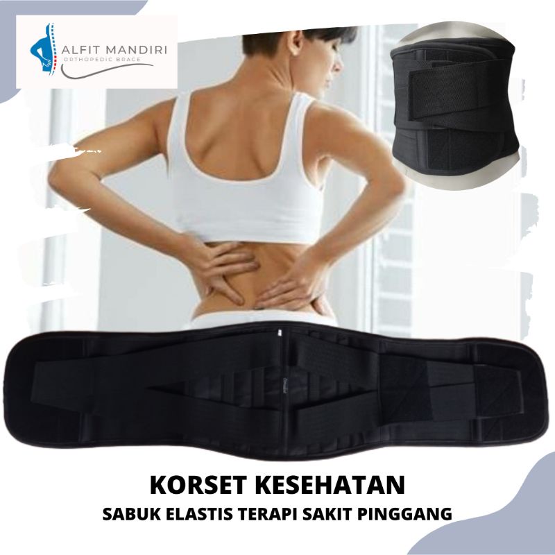 Korset Urat Syaraf Kejepit Sabuk Premium Alat Terapi TLB Korset Kesehatan Pinggang Terapi Urat Syara