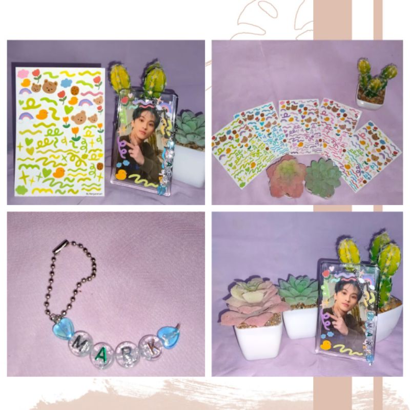 TOPLOADER ACRYLIC DECO + KEYCHAIN IDOL KPOP