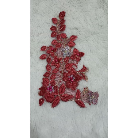 bordir brokat lace tempel