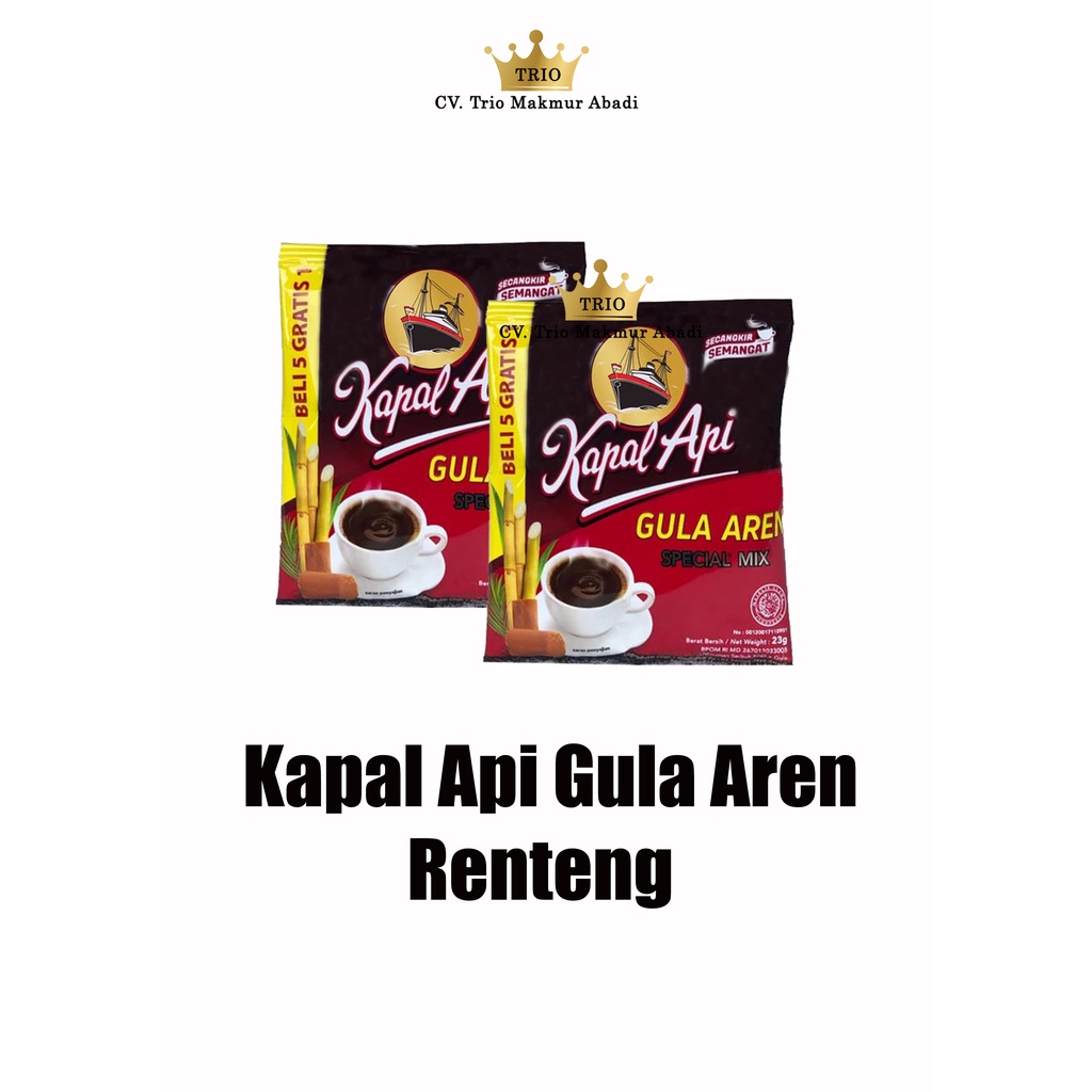 

Kopi Kapal Api Gula Aren 23g renteng