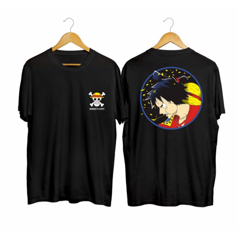 BAJU / TSHIRT / KAOS / DISTRO /ANIME / ONE PIECE / LUFFY / ZORRO / WANO JEPANG