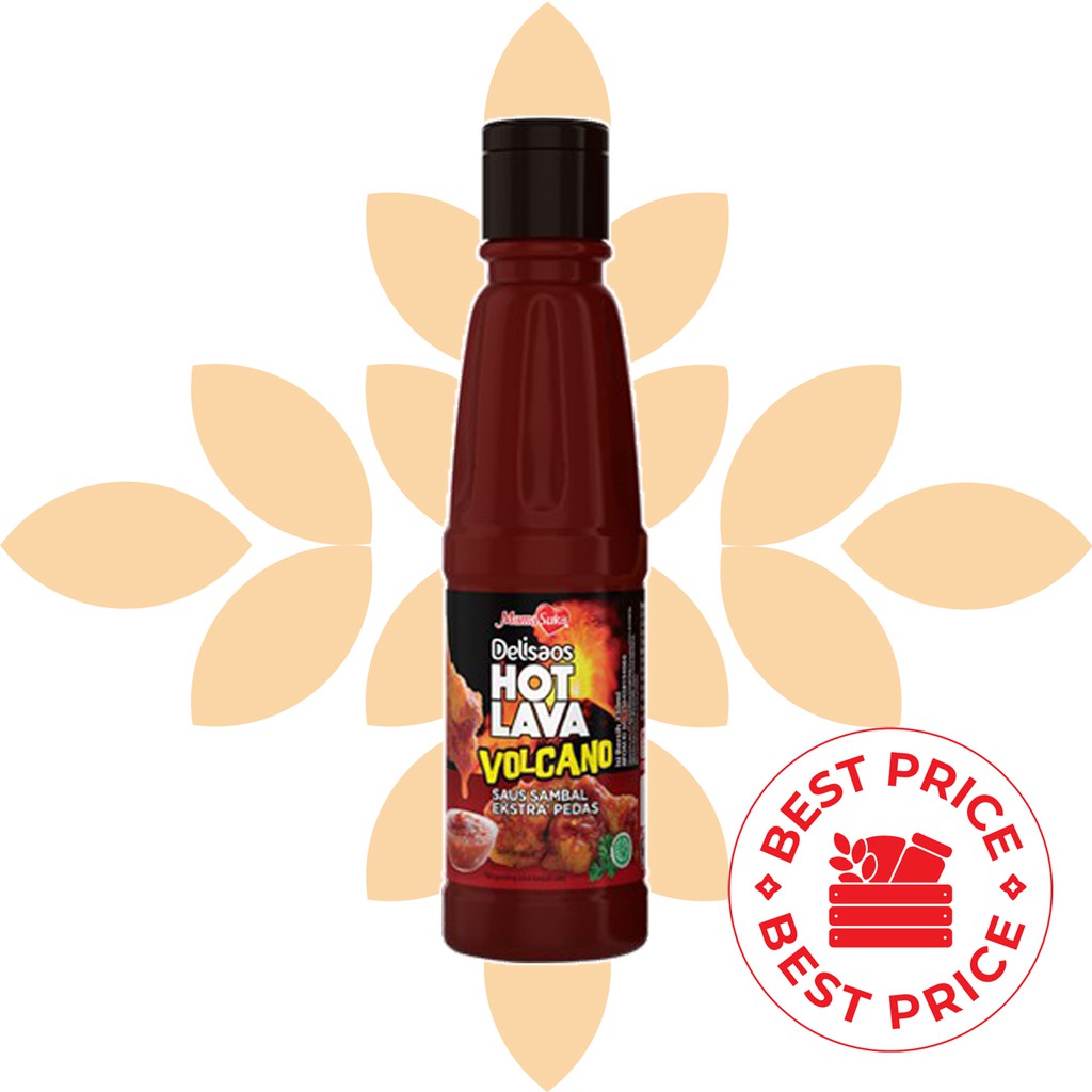 MAMASUKA - DELISAOS SAUS SAMBAL HOT LAVA VOLCANO - 130ml