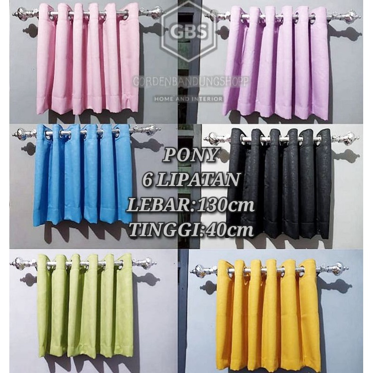 Gorden Poni Pintu Tengah Kupu Tarung Hordeng Jendela Model