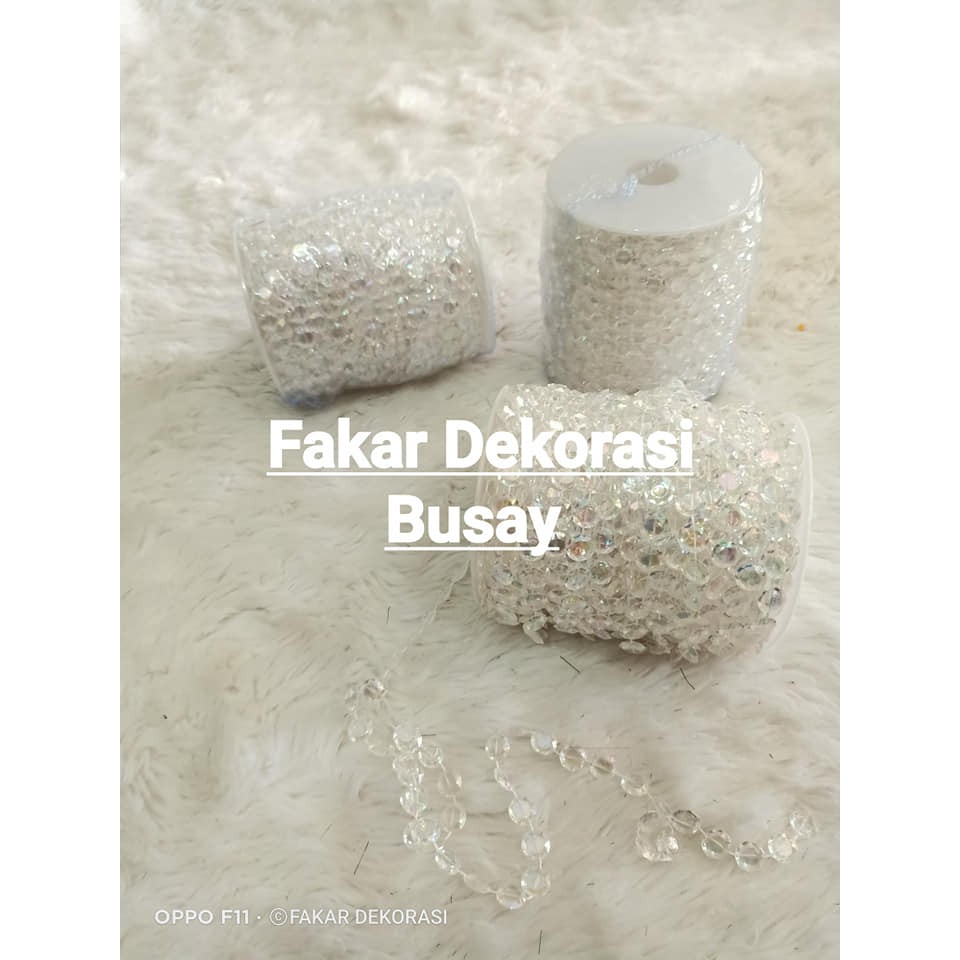 

Kristal Akrilik Bening Panjang 25 Meter