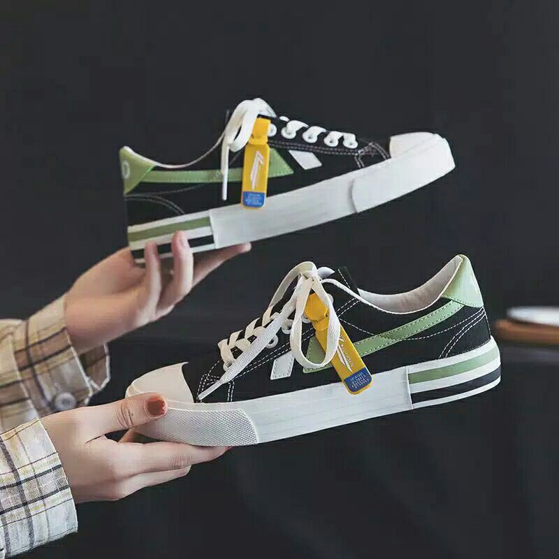 AB4820 SEPATU WANITA KANVAS SNEAKERS IMPORT TERBARU TOP FASHION