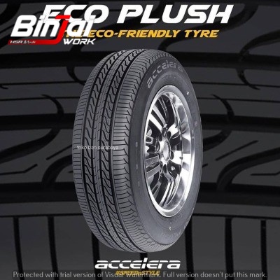 Ban Mobil Ring 14 Tubles ACCELERA ECO PLUSH 165 65 R14 - Bonus Pentil Karet HSR