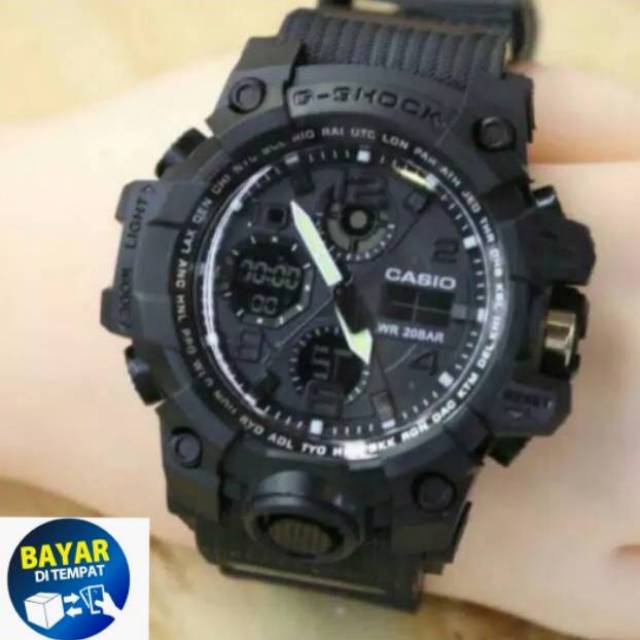 SALE JAM TANGAN PRIA CASIO GSHOCK MTG RUBER DUAL TIME