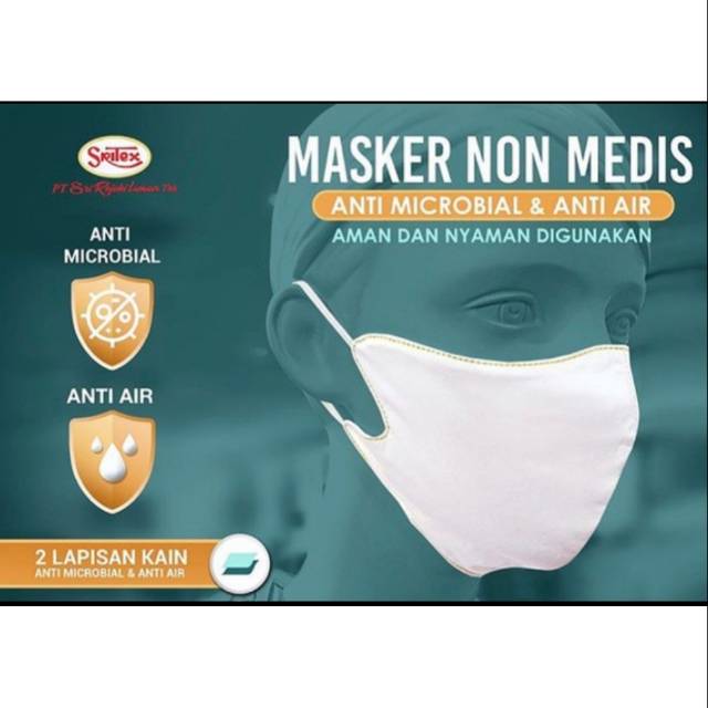 Masker Sritex Anti Air Original | Masker Kain
