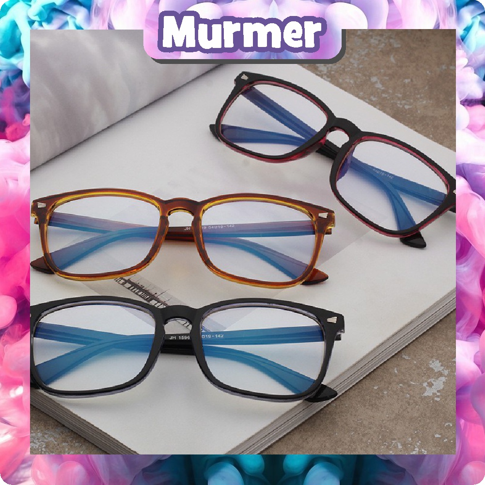 MurmerOfficial R102 Kacamata Bulat Anti Silau Oval Radiasi Fashion Optik Sunglasses Wanita Pria